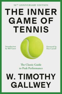 כריכת הספר המשחק הפנימי של הטניס (The Inner Game of Tennis) מאת טימותי גאלווי